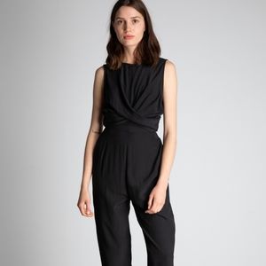 Cross Drape Jumpsuit